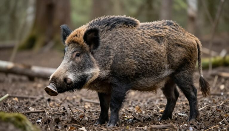 Dzik w naturalnym środowisku leśnym - ile kosztuje kilogram dzika w skupie