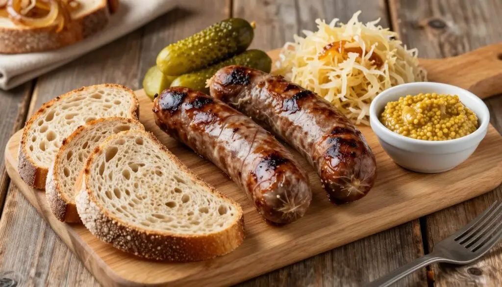 Kaszanka z piekarnika podana z dodatkami